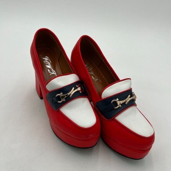 Platform Loafers High Block Heeled Mary Janes for Women Ladies Comfortable - Picture 2 of 7